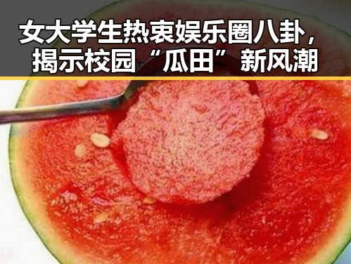 女大学生热衷娱乐圈八卦，揭示校园“瓜田”新风潮